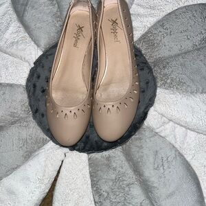 Xappeal Women's Beige Flats